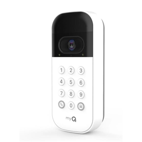 Chamberlain my Q Smart Garage Video Keypad - White - MYQ-K40TXXW 8098 - Picture 1 of 5